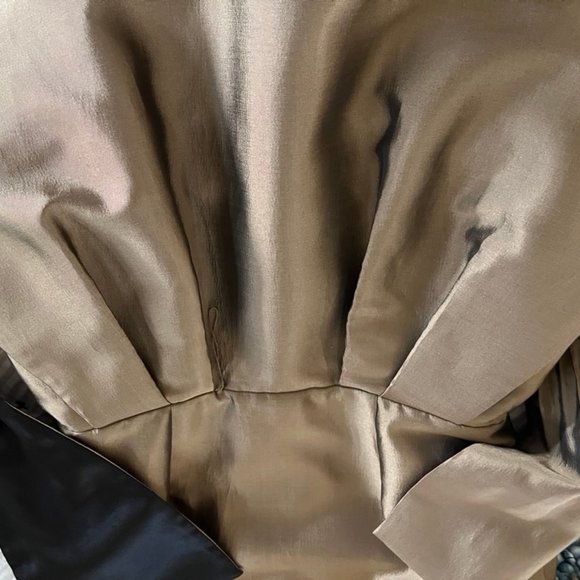 Alex Evenings Bronze Cocktail Dress, sz 10 - Picture 8 of 10